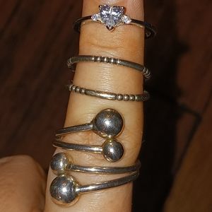 Sterling silver rings